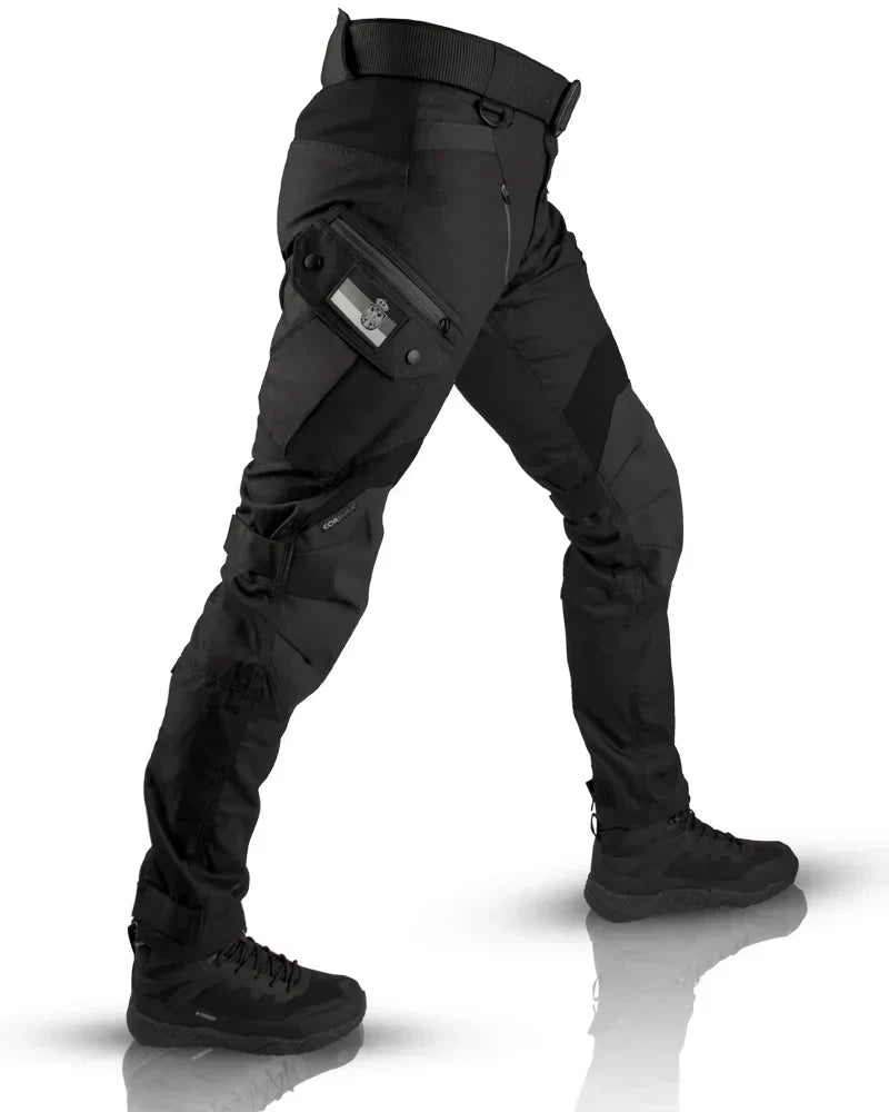 Tactical Cargo Pants with Reinforced Fabric and Adjustable Waist, Secure Multi Pockets
