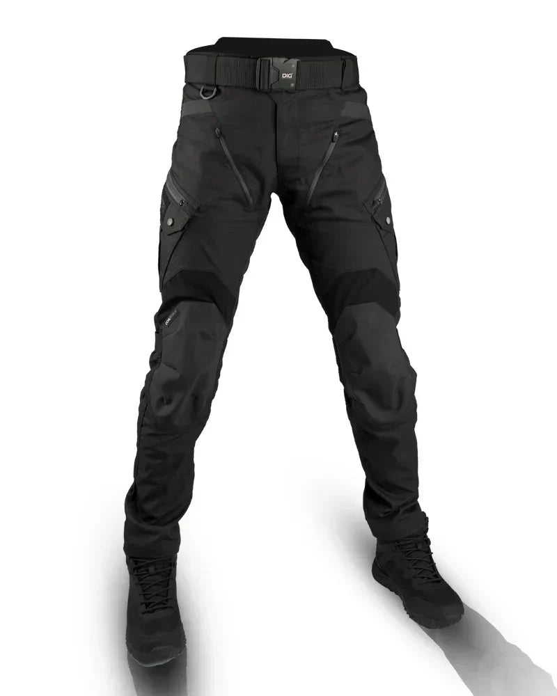 Tactical Cargo Pants with Reinforced Fabric and Adjustable Waist, Secure Multi Pockets