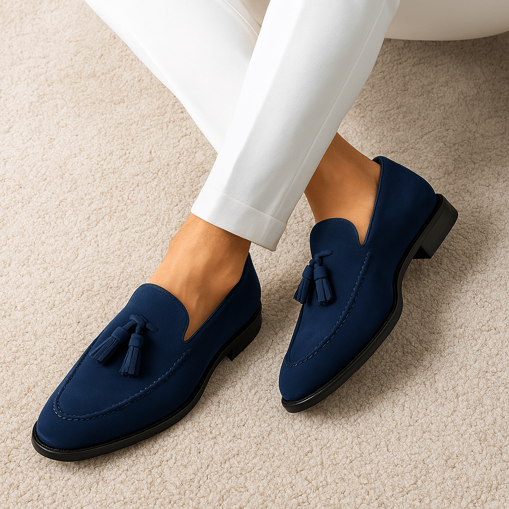 LumiNovi | The Low-Cut Tassel Loafers