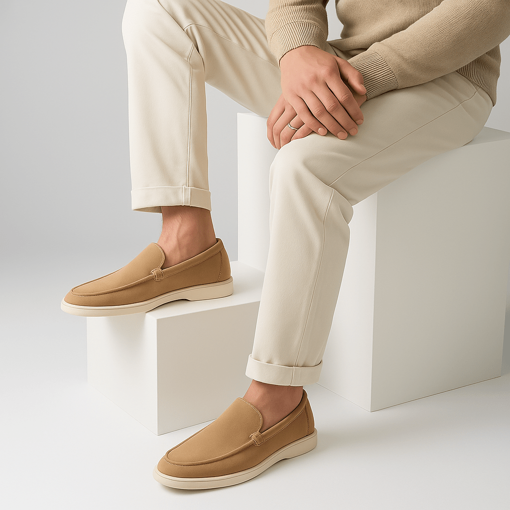 LumiNovi | The Low Suede Loafers
