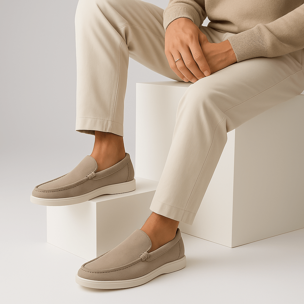 LumiNovi | The Low Suede Loafers