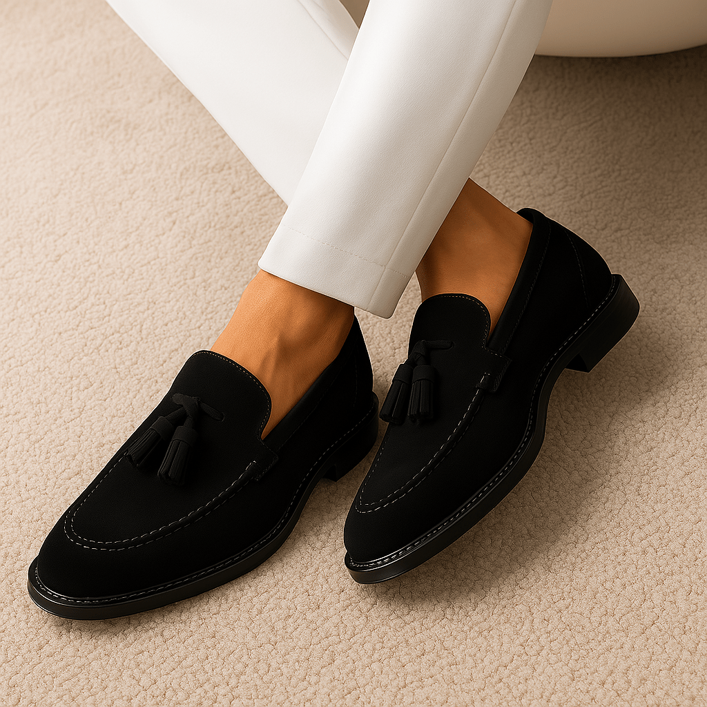 LumiNovi | The Low-Cut Tassel Loafers