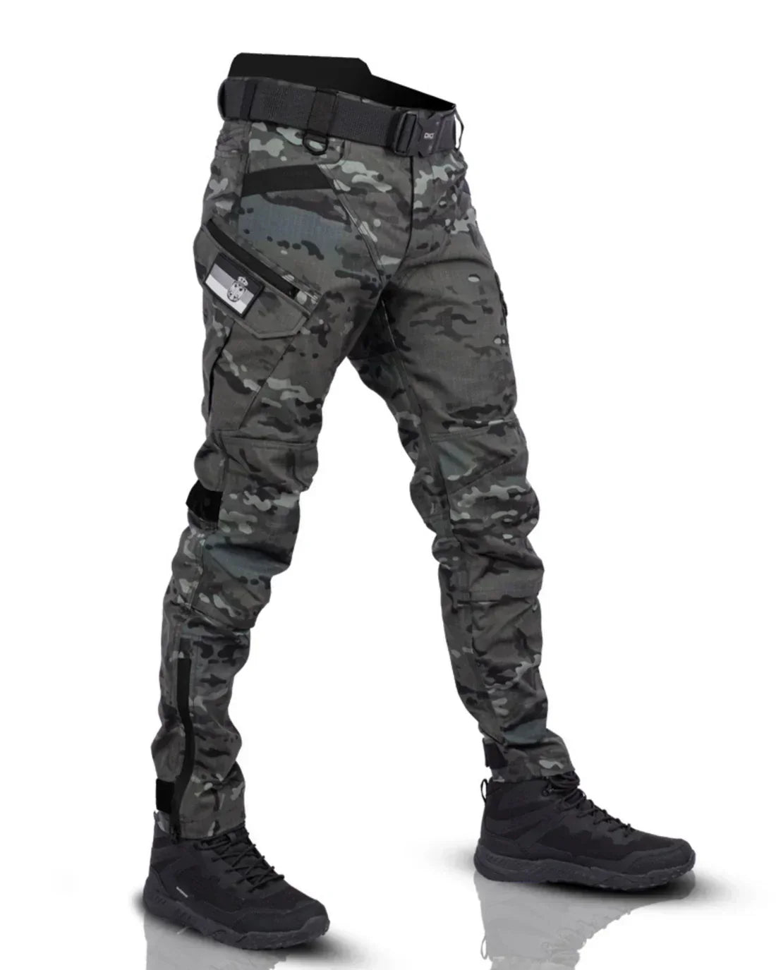 Tactical Cargo Pants with Reinforced Fabric and Adjustable Waist, Secure Multi Pockets