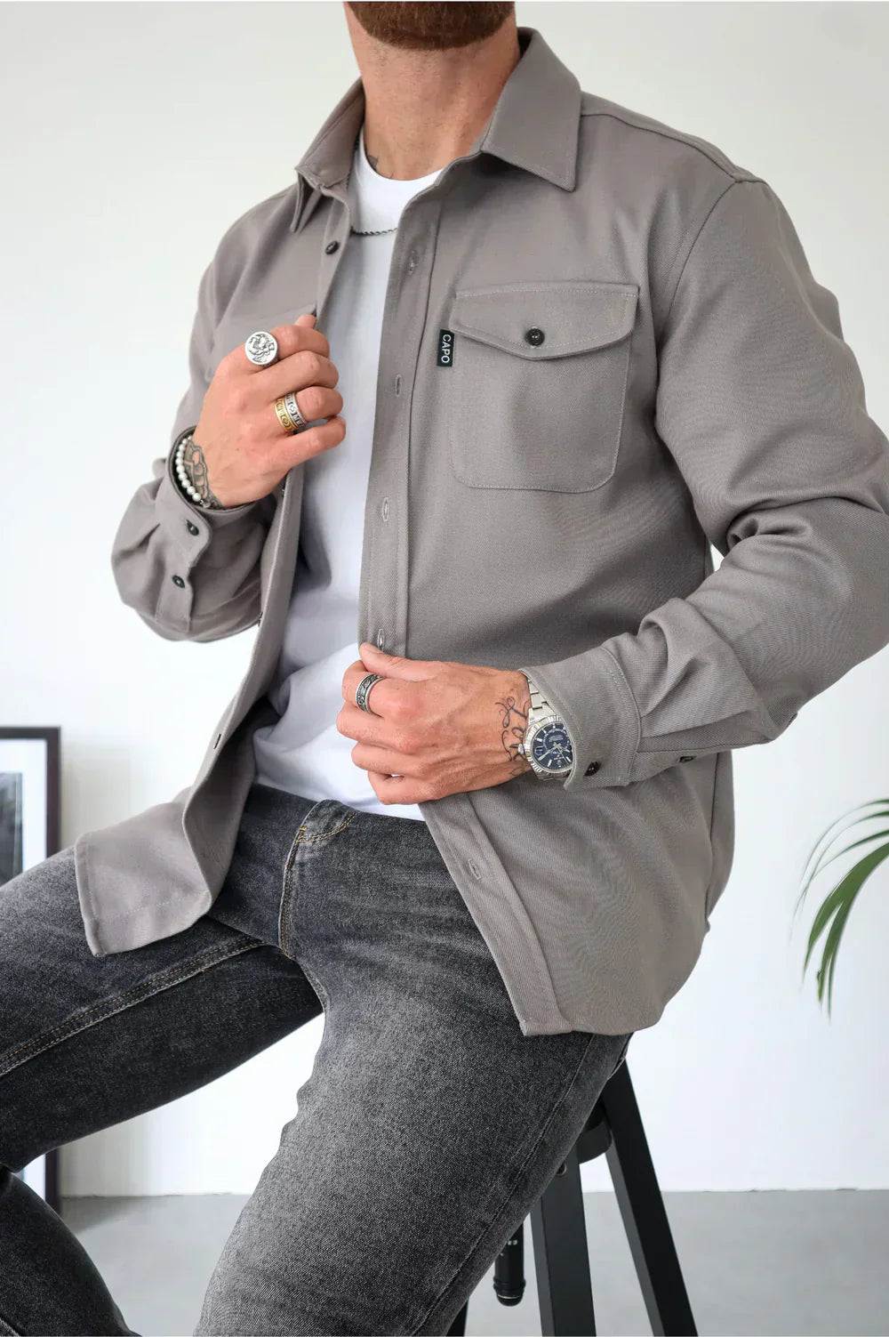 Elijah | Stylish Casual Overshirt - Image 1
