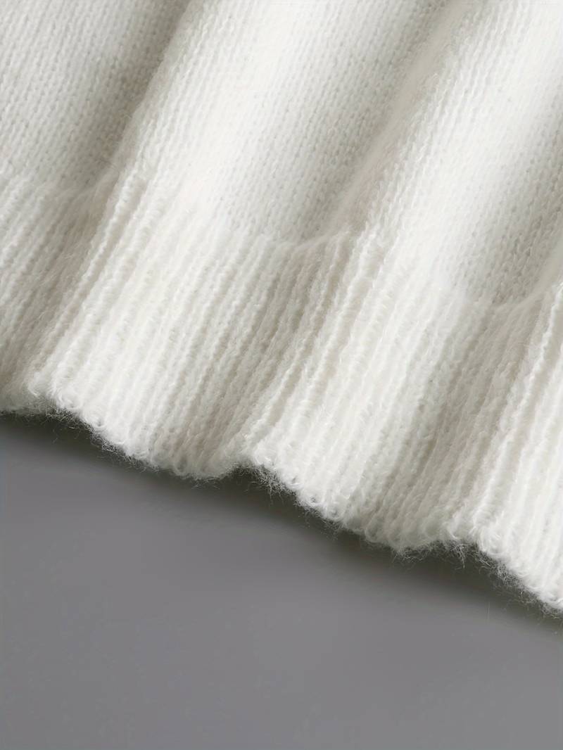 Women's Ruffle Blouse with Decorative Front Buttons and Relaxed Fit, Woven Blend