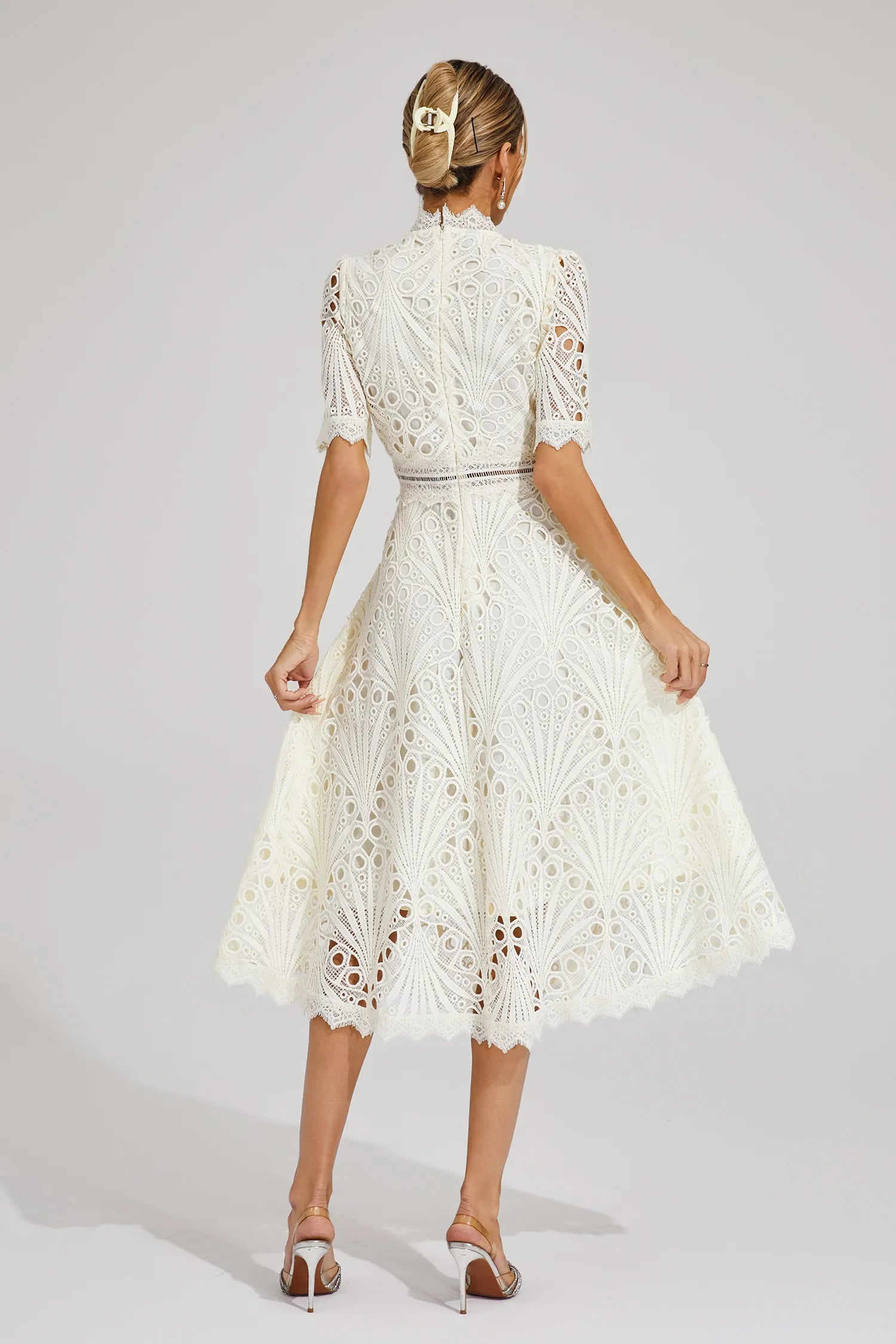 Lexi | Elegant Lace Midi Dress for Women - Image 14