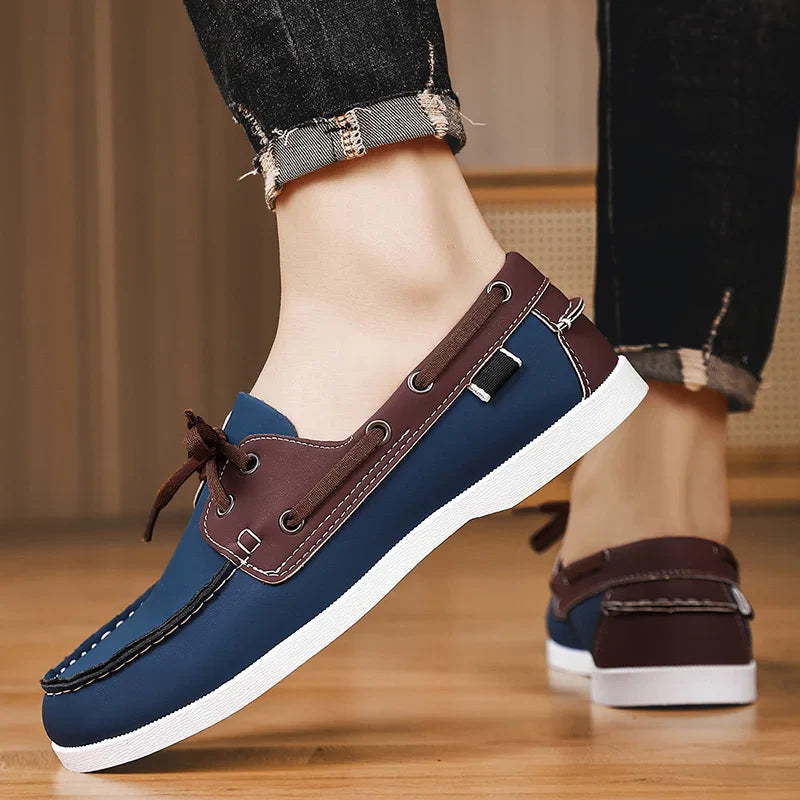 Callum Leather Loafers-Shoes