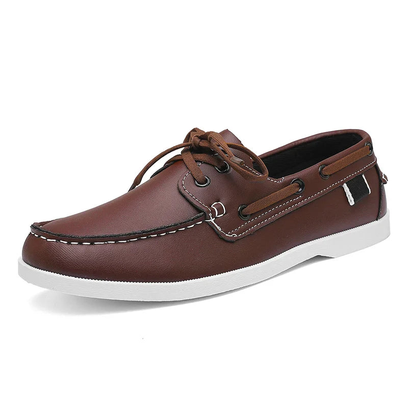 Callum Leather Loafers-Shoes