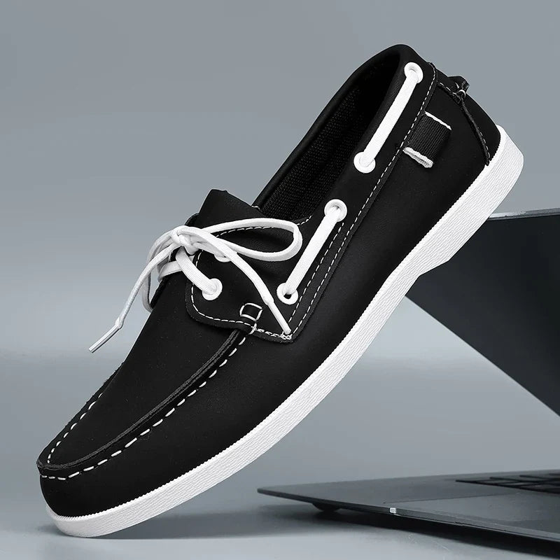 Callum Leather Loafers-Shoes