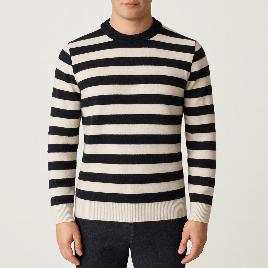 Luminovi | Wool Stripe Sweater