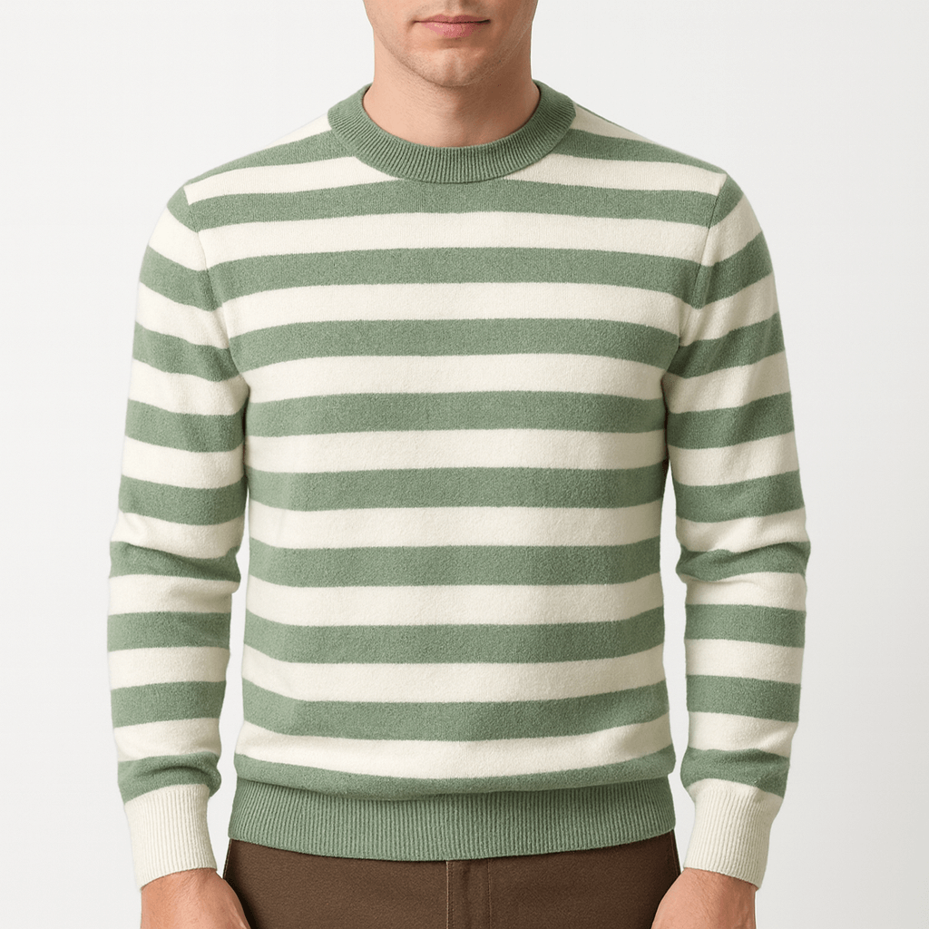 Luminovi | Wool Stripe Sweater