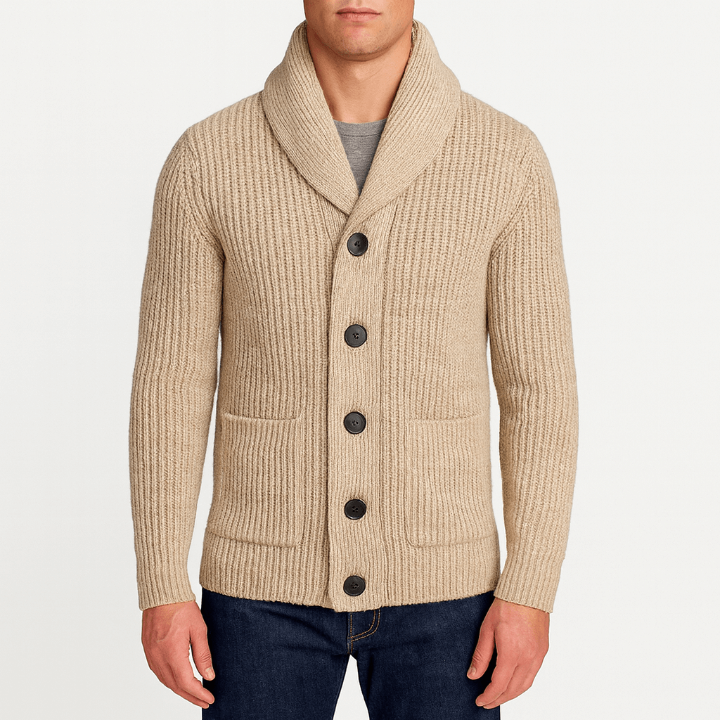 Luminovi | Shawl Collar Cardigan