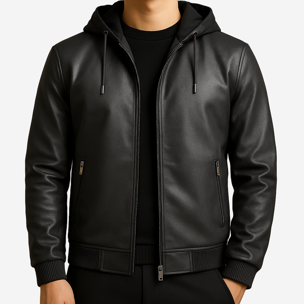LUMINOVI | Utility Leather Jacket