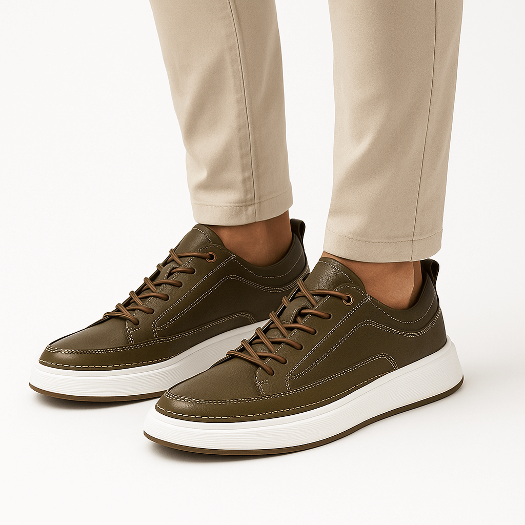 LumiNovi | Ashby Leather Sneakers-