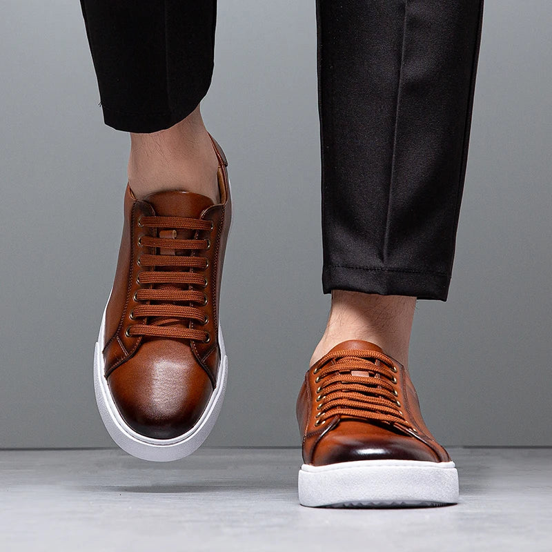 LumiNovi | Maver Leather Sneakers