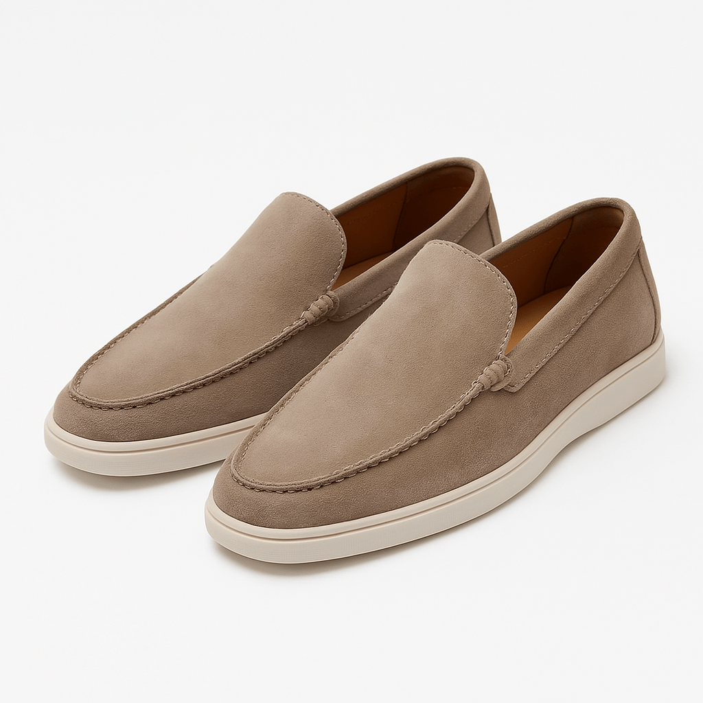 LumiNovi | The Low Suede Loafers loafers