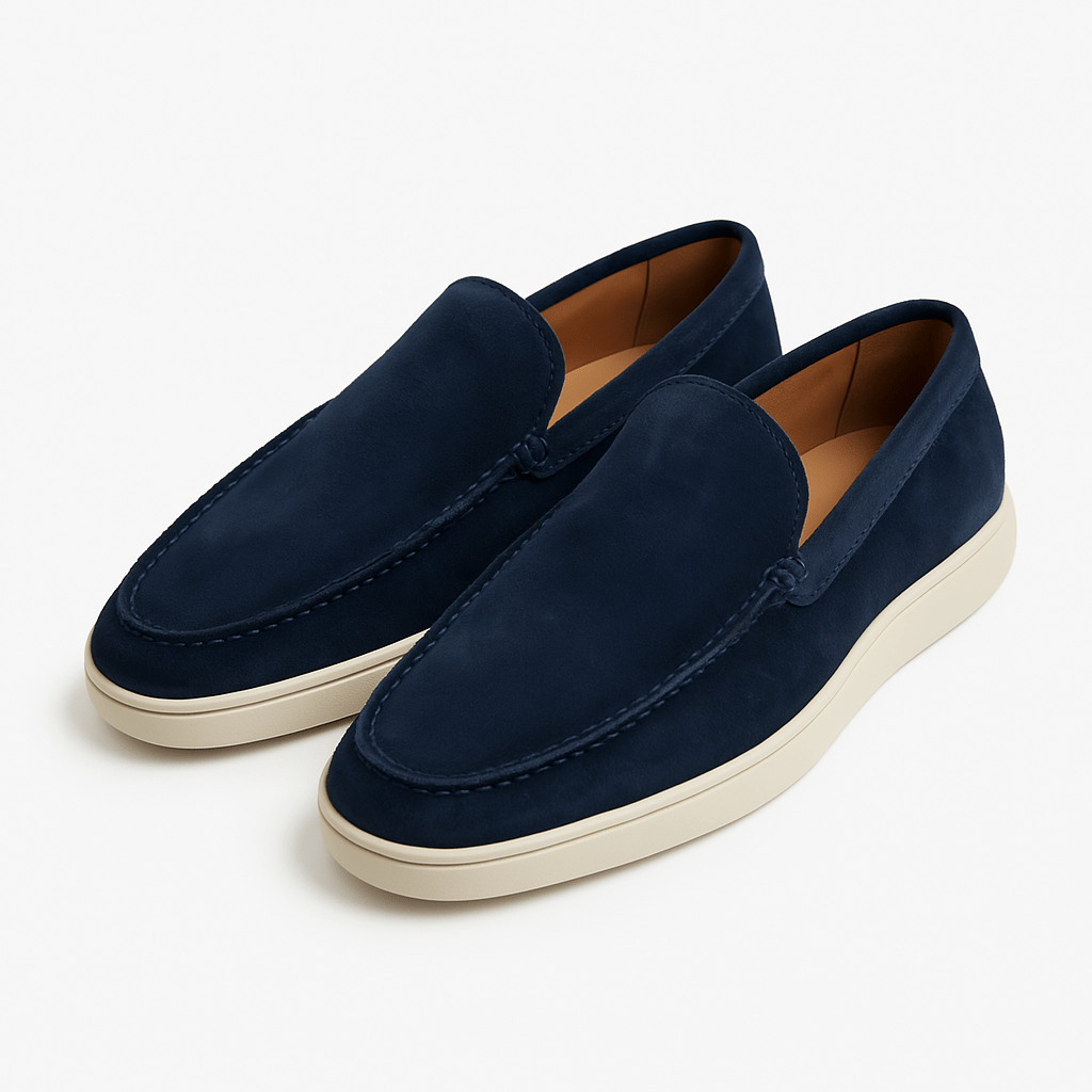 LumiNovi | The Low Suede Loafers loafers