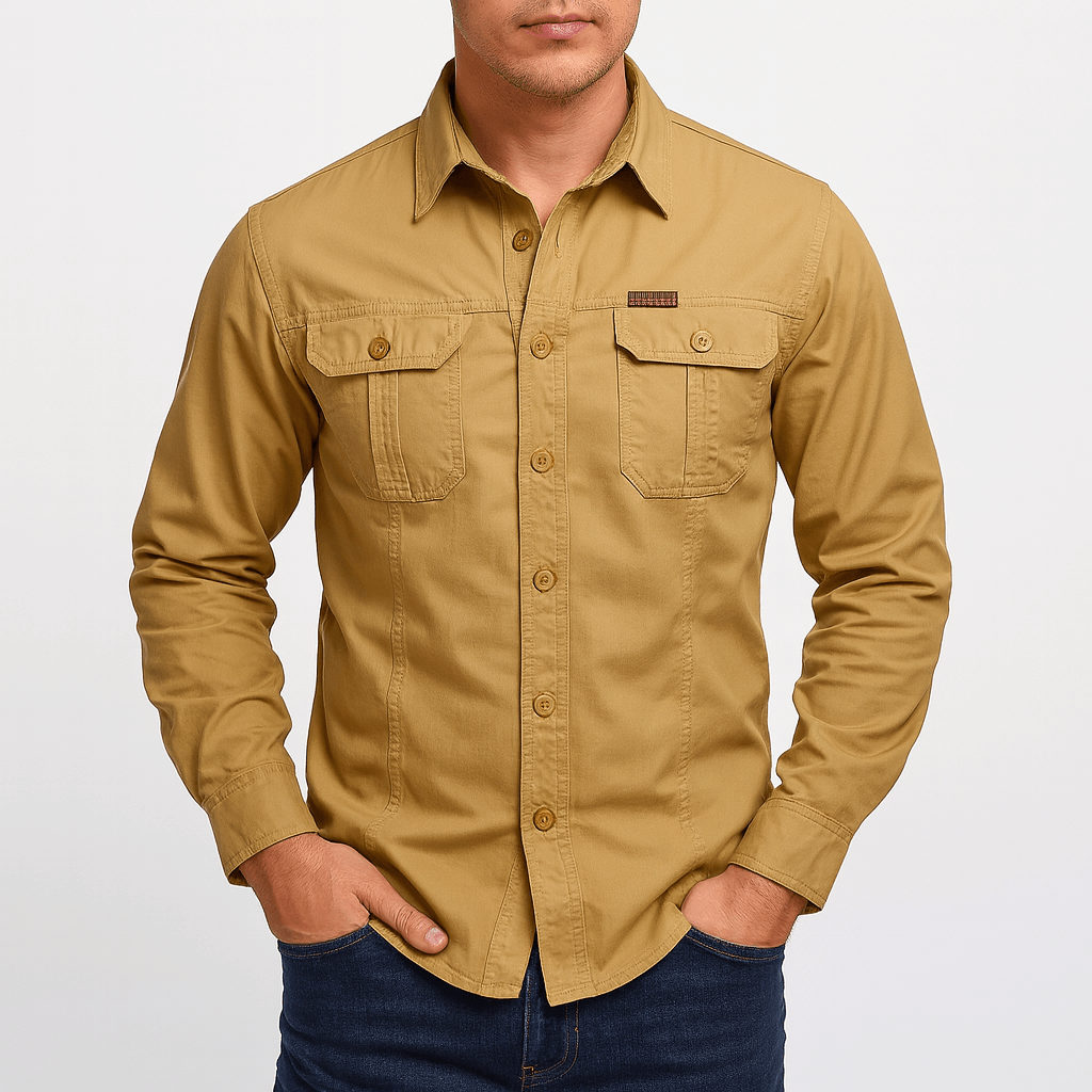 Luminovi | Classic Collar Shirt-Shirt