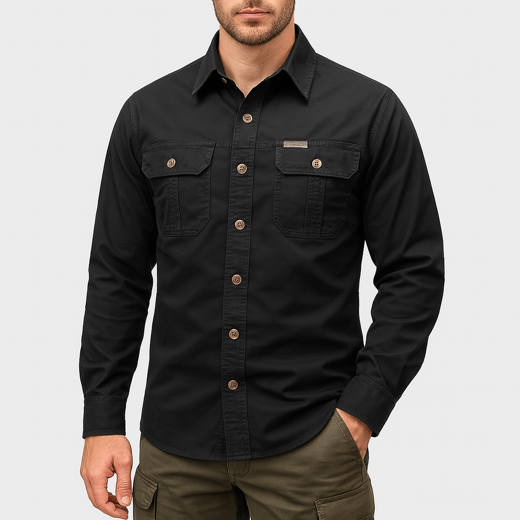Luminovi | Classic Collar Shirt-Shirt