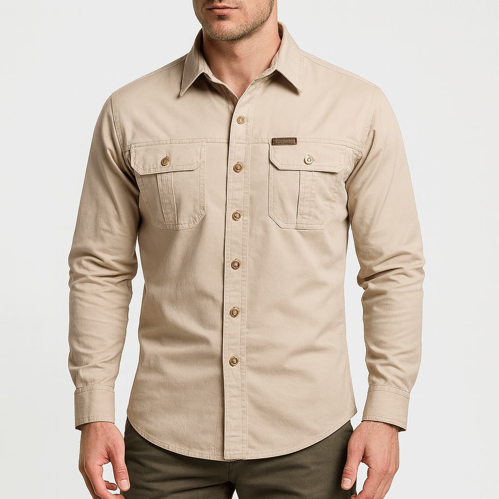 Luminovi | Classic Collar Shirt-Shirt