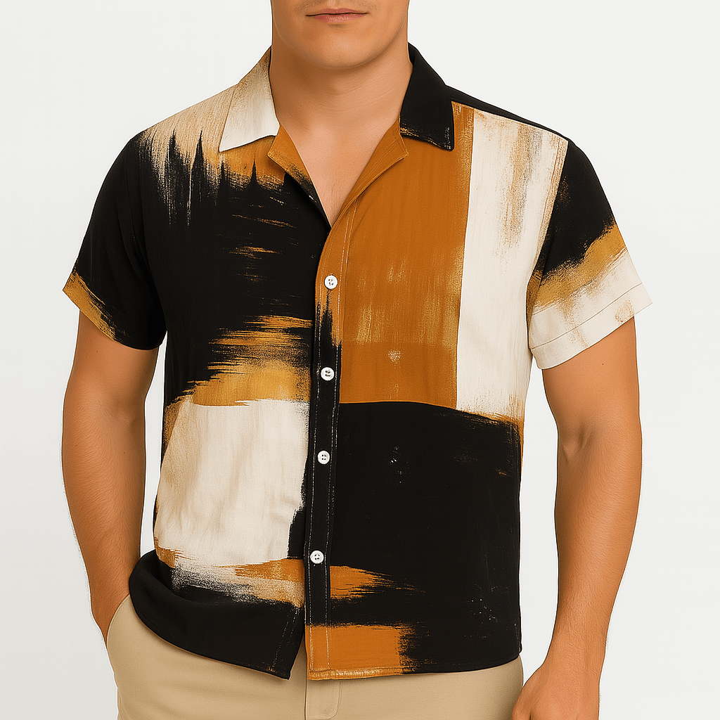 Luminovi | Cotton Button-Up Shirt