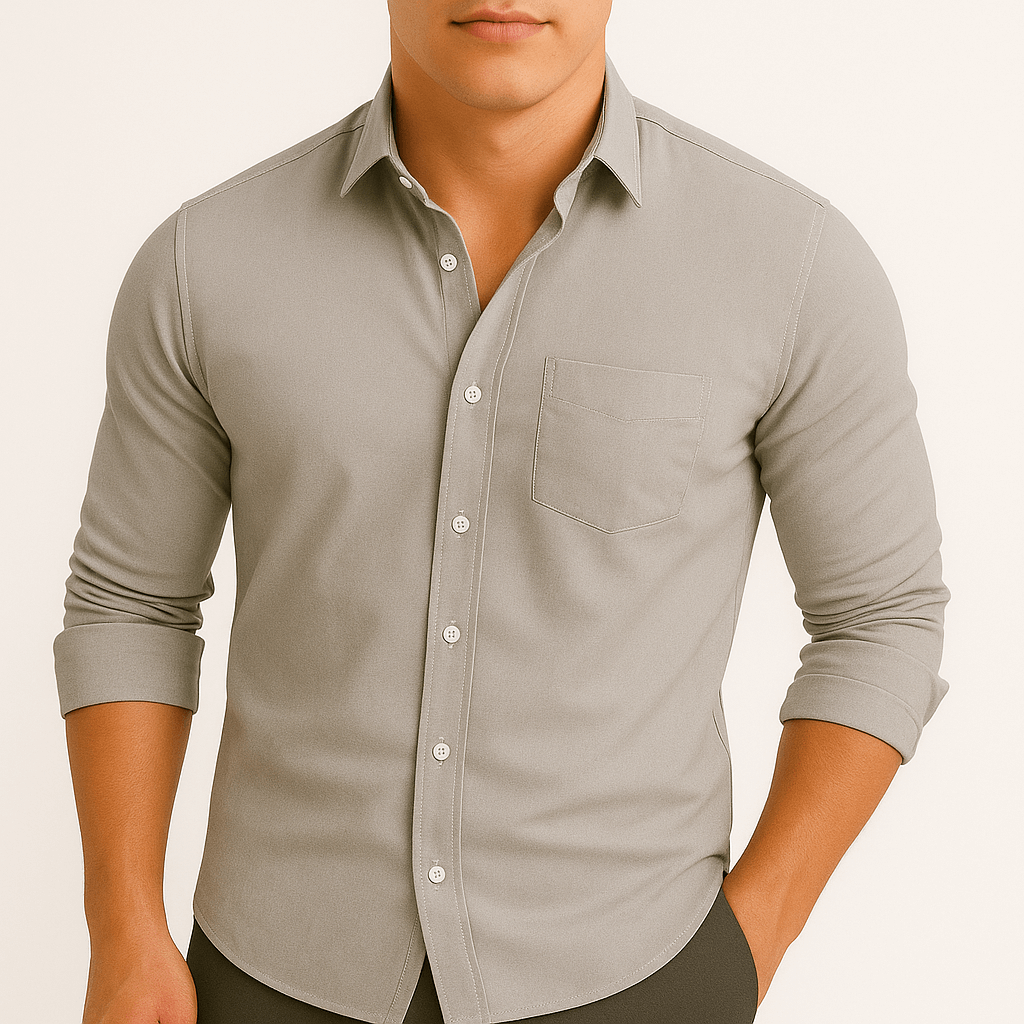 Luminovi | Cotton Dress Shirt-Shirt
