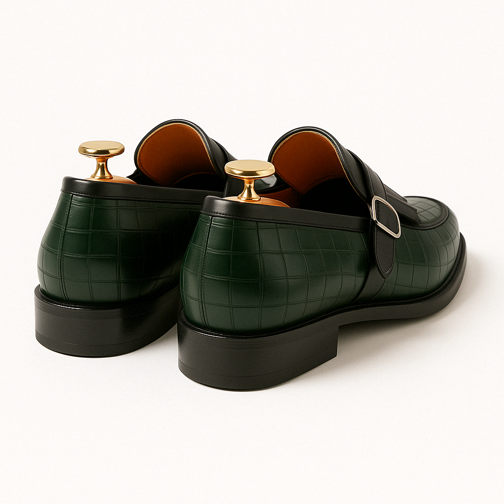 Luminovi | Croc Texture Loafers