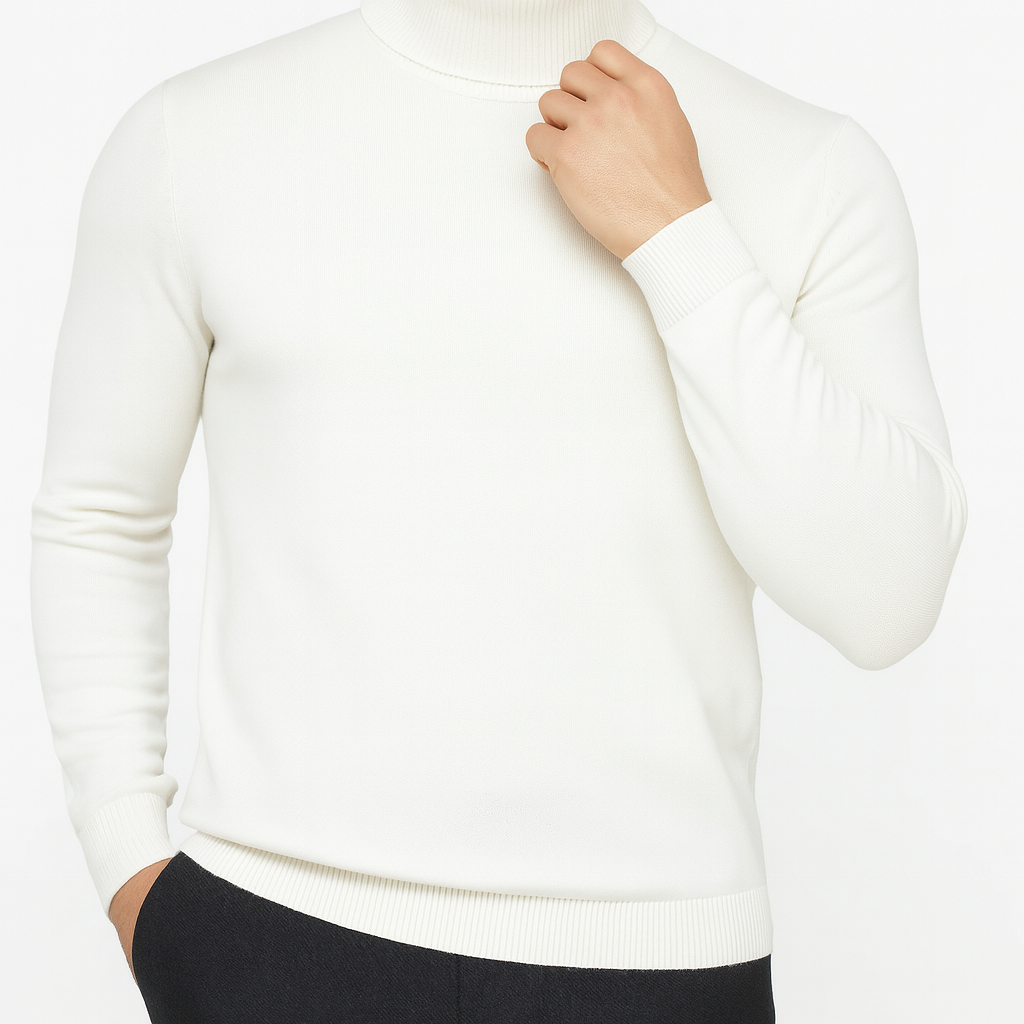 Luminovi | Fine Knit Turtleneck-Turtleneck