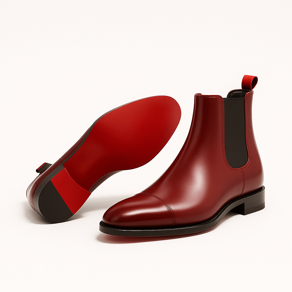 Luminovi | Genuine Leather Chelsea Boots