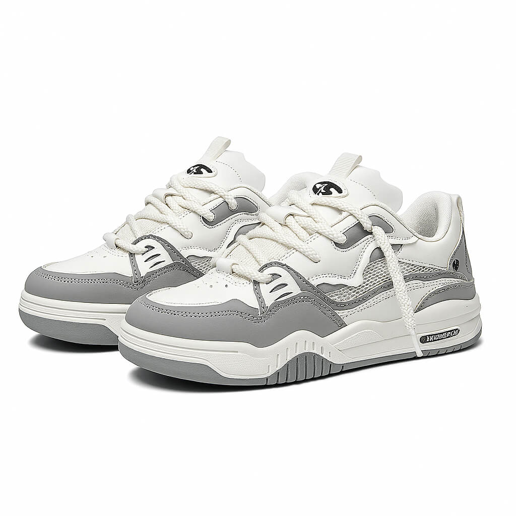 Luminovi | Geometric Panel Sport Sneakers