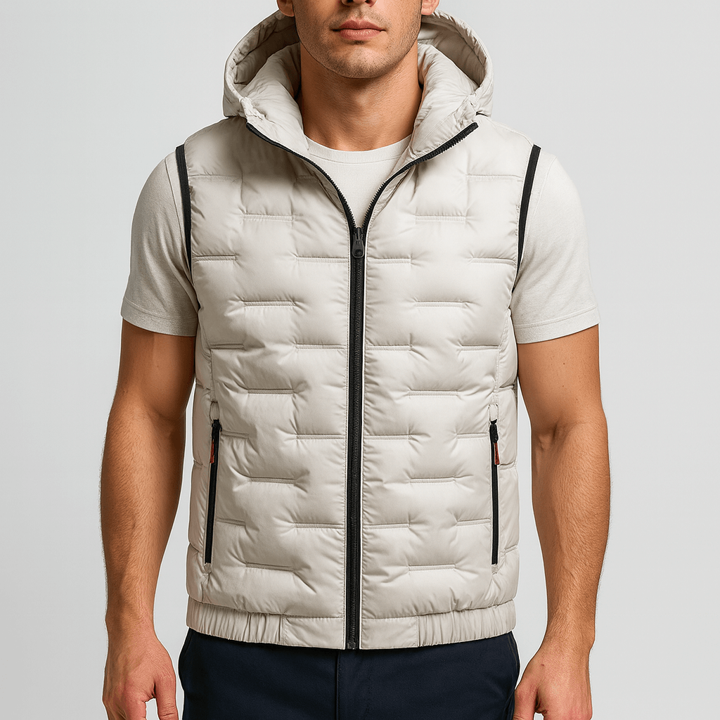 Luminovi | Hooded Puffer Vest-Vest