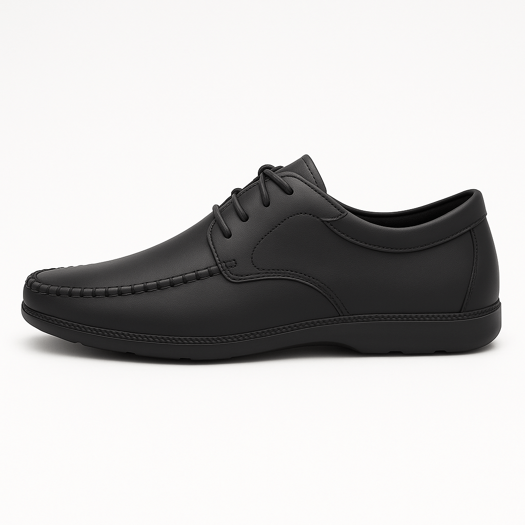 Luminovi | Lace-Up Leather Loafers