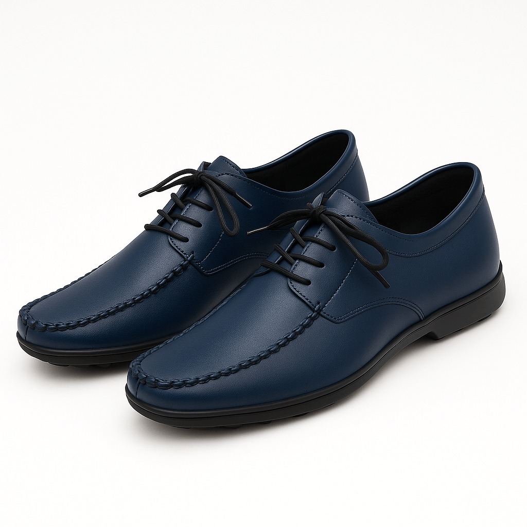 Luminovi | Lace-Up Leather Loafers