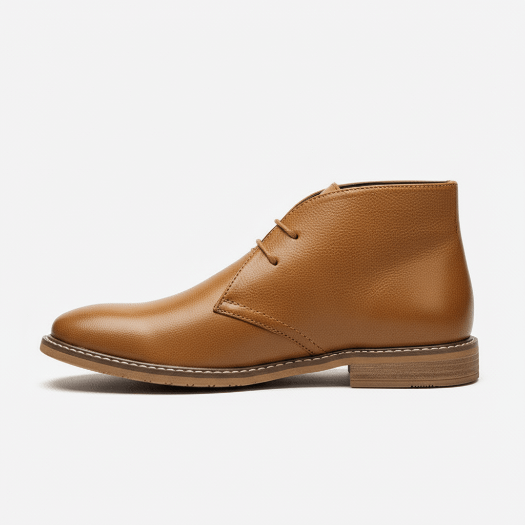 Luminovi | Leather Chukka Boots-Men's Leather Boots