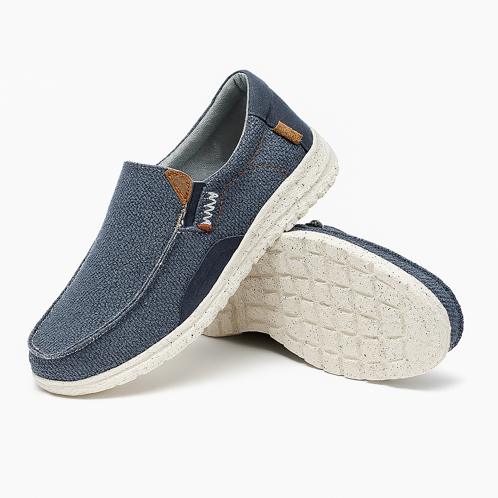 Luminovi | Lightweight Canvas Slip-On Loafers