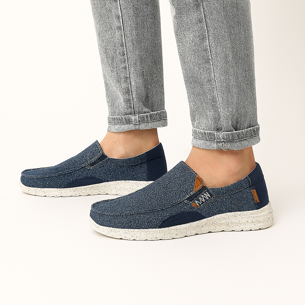Luminovi | Lightweight Canvas Slip-On Loafers