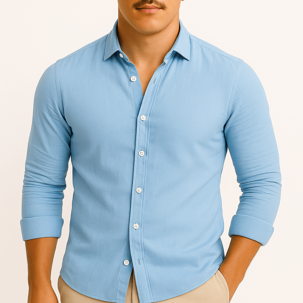Luminovi | Lightweight Linen Polo Shirt