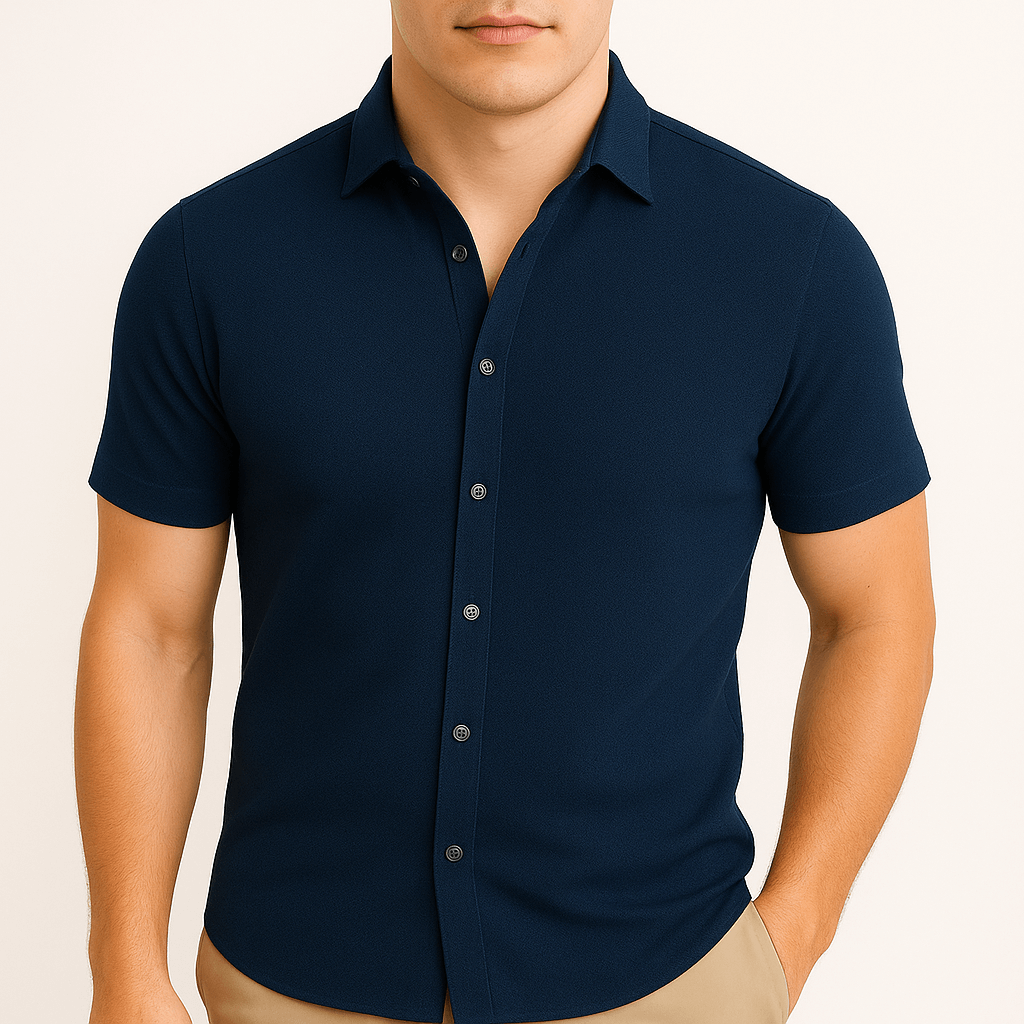 Luminovi | Lightweight Linen Polo Shirt