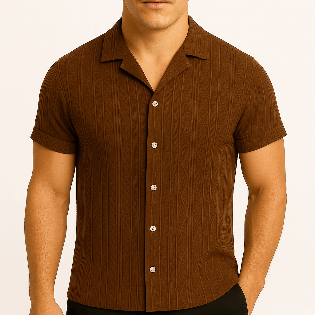 Luminovi | Linen Knit Shirt