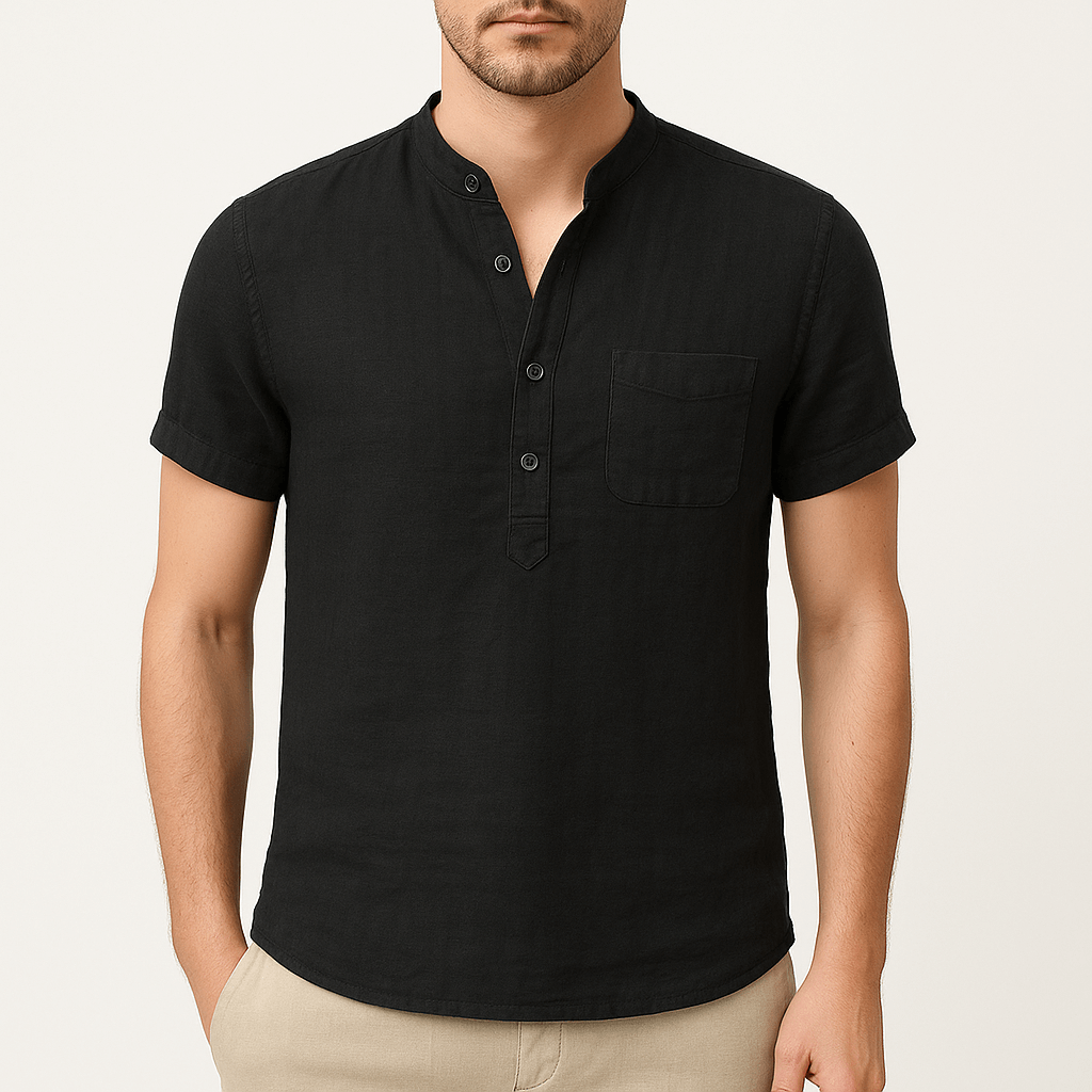 Luminovi | Linen Short Sleeve Shirt