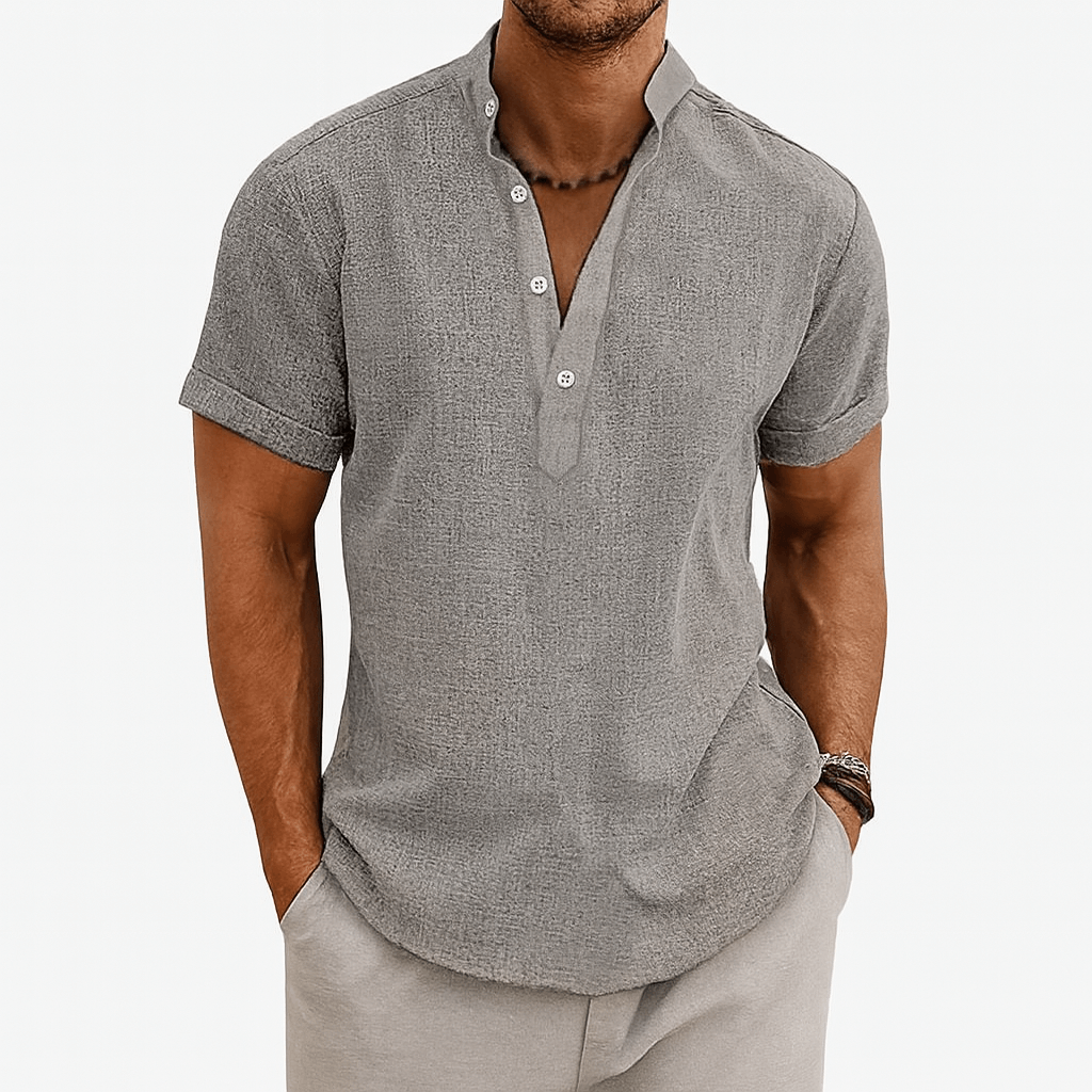 Luminovi | Linen Short Sleeve Shirt