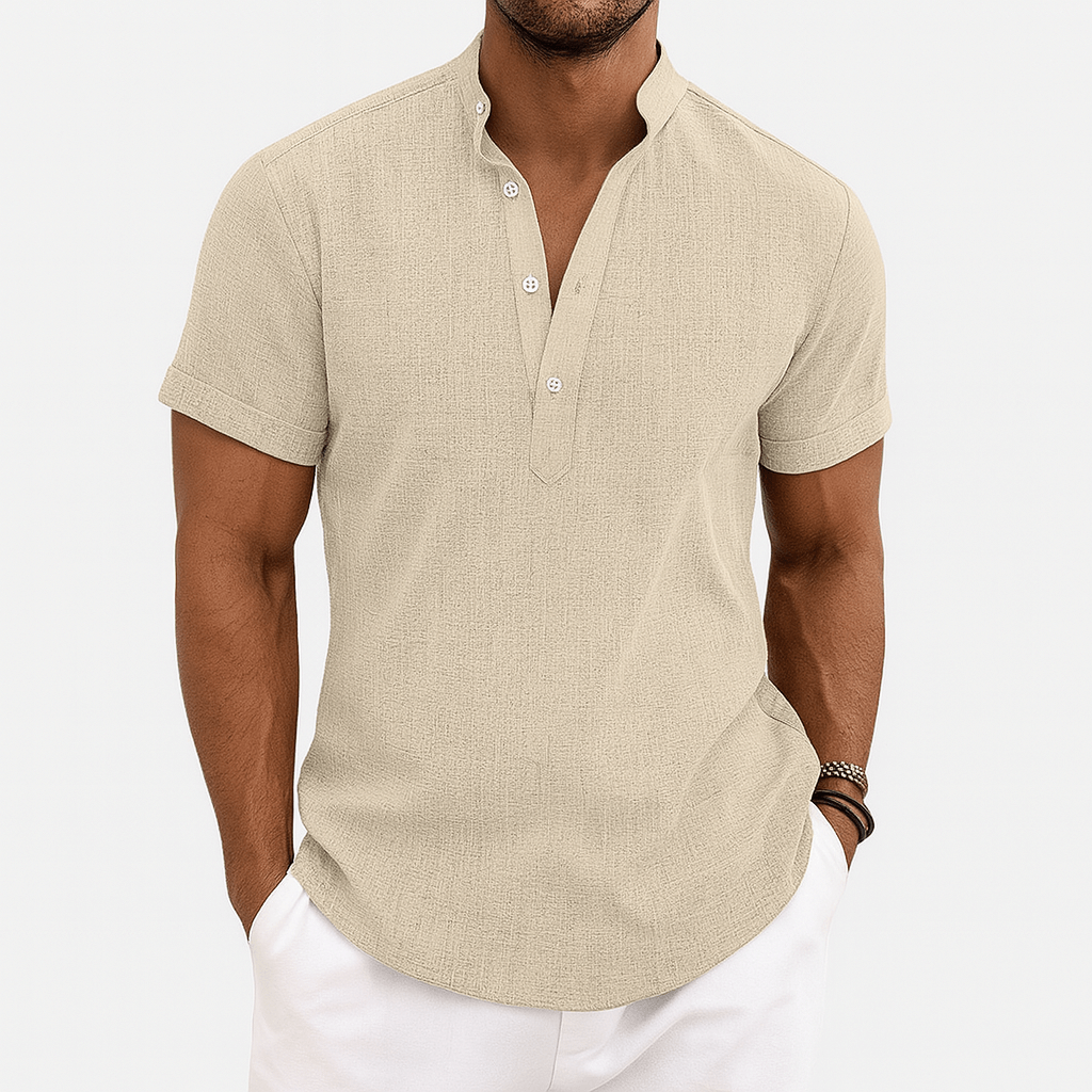 Luminovi | Linen Short Sleeve Shirt