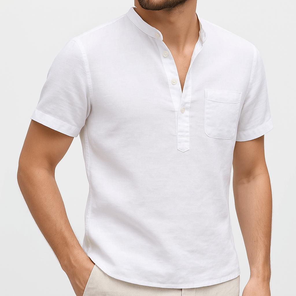 Luminovi | Linen Short Sleeve Shirt