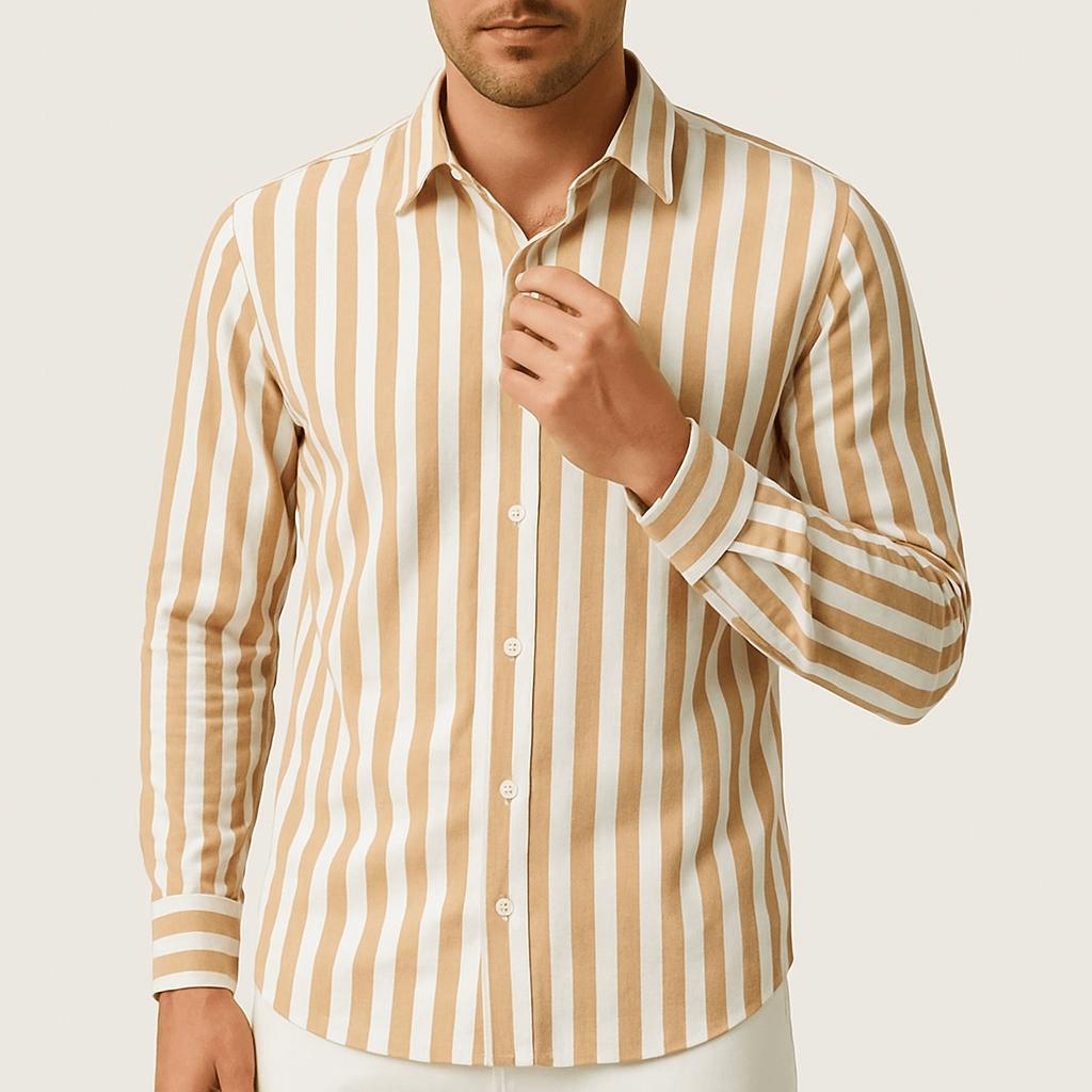 Luminovi | Linen Stripe Summer Shirt