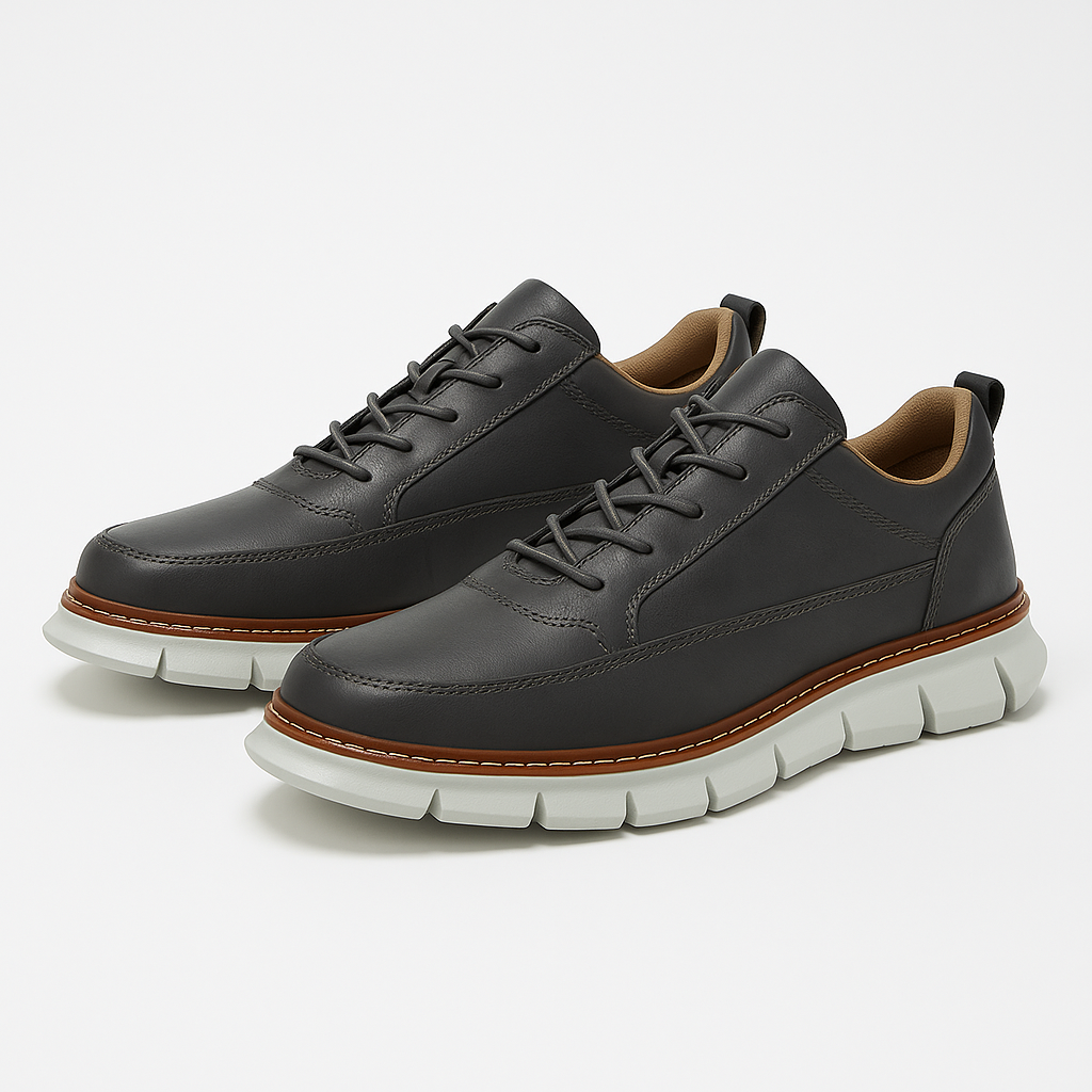 Luminovi | Low-Top Leather Sneakers-