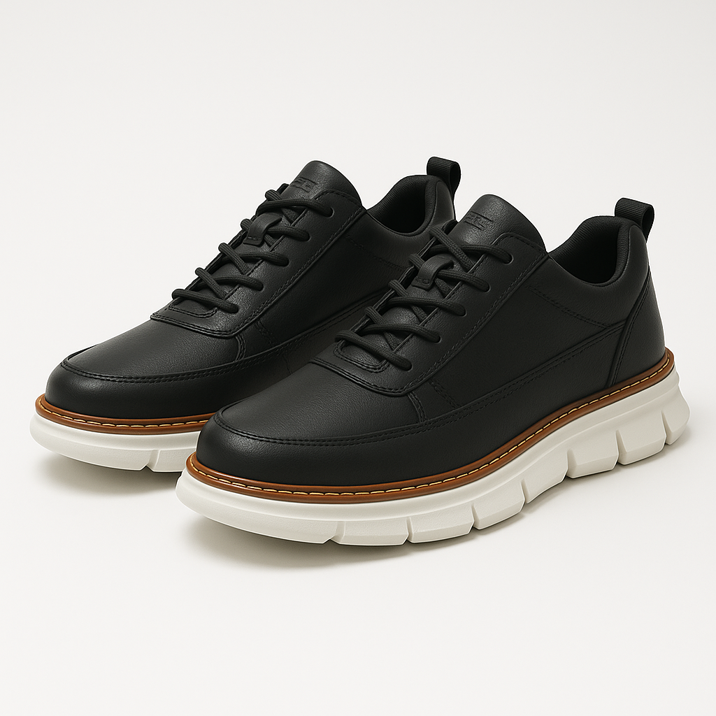 Luminovi | Low-Top Leather Sneakers-