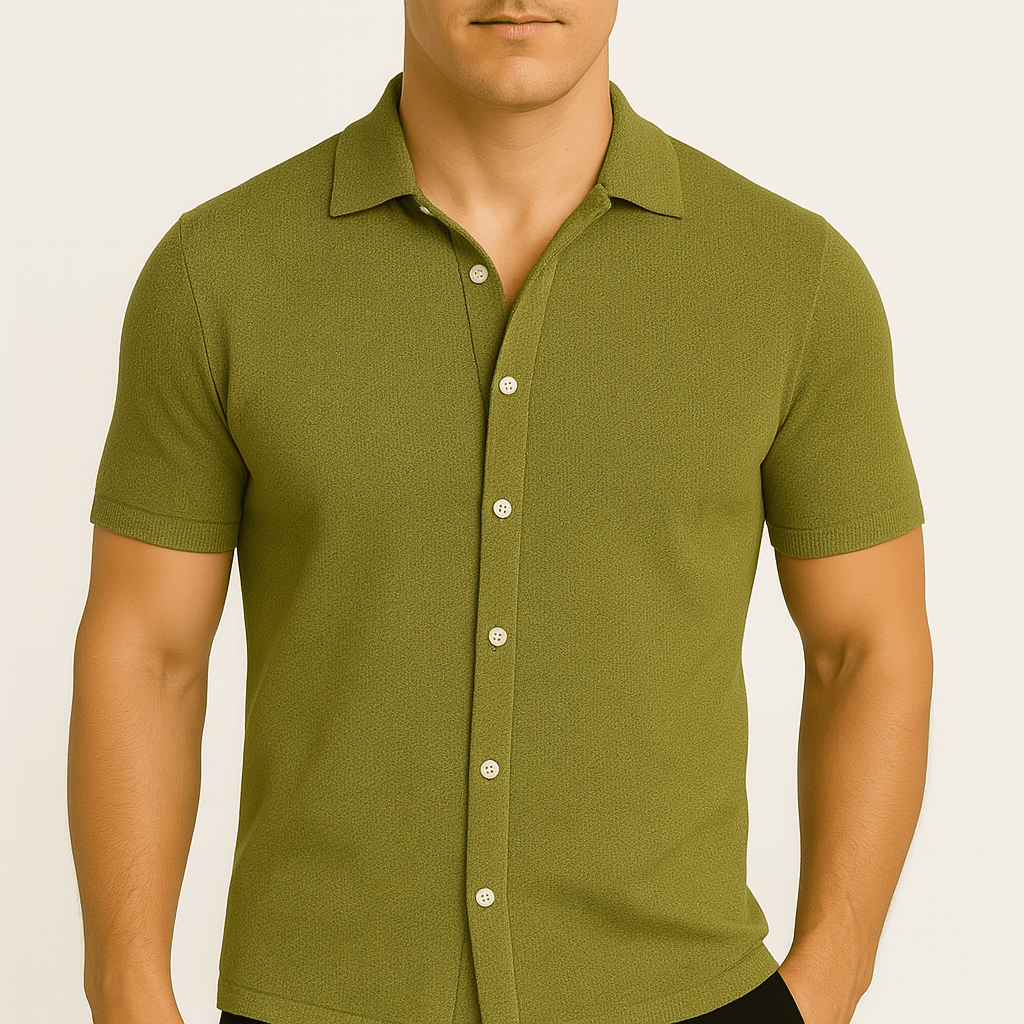 Luminovi | Mesh Knit Shirt