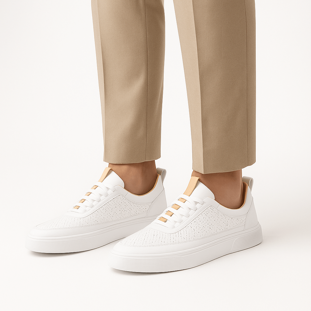 Luminovi | Perforated Leather Sneakers
