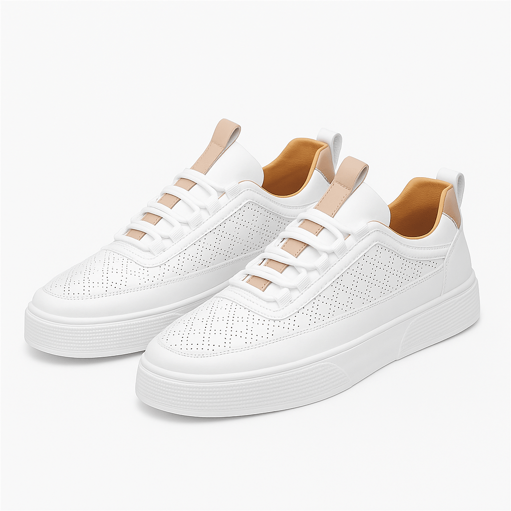 Luminovi | Perforated Leather Sneakers