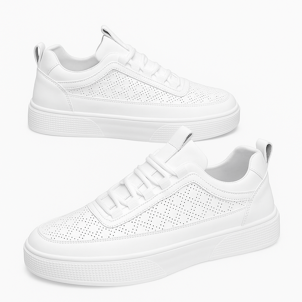 Luminovi | Perforated Leather Sneakers